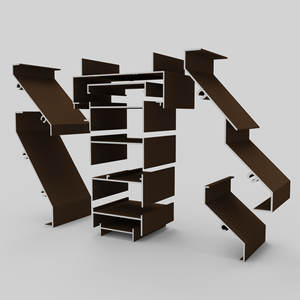 Système de persiennes de façade en aluminium haute performance avec profil de pare-soleil thermolaqué - Product Image 5