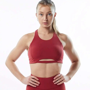 New High Quality Young Girls Sports <b>Bra</b> Plus Size Seamless Yoga Gym <b>Bra</b> with Thin <b>Strap</b> Breathable and Sublimation Price - Product Image 4