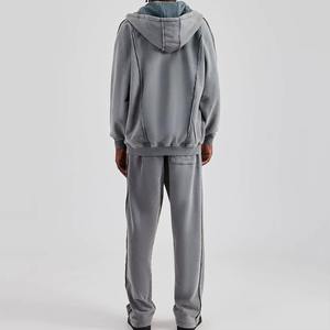 Survêtement à capuche pour homme en coton léger, idéal pour l'hiver, qualité supérieure, coupe ajustée, prix de gros abordable - Product Image 3