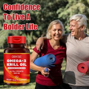 Oem/odm אנטארקטיק שמן אומגה <span class=keywords><strong>3</strong></span> תוספי תזונה dha <span class=keywords><strong>epa</strong></span> <span class=keywords><strong>omega</strong></span>-<span class=keywords><strong>3</strong></span> & astaxanthin ריכוז עבור קפסולות שמן קריל בריאות משותף - Product Image 5