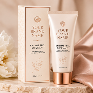 Exfoliante Facial con Enzimas Orgánicas y Extractos Botánicos para Renovación de la Piel, Refinamiento de Poros e Iluminación, Marca Privada, Venta al Por Mayor - Product Image 1