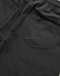 Pantalones Cortos Cargo de Pana para Hombre, Cintura Media, Estilo Hip Hop, Transpirables, Resistentes al Viento, de Secado Rápido, Color Sólido, Cierre con Cordón, 100% Poliéster - Product Image 5