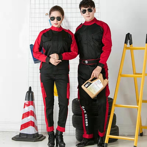 Combinaisons de travail unisexes pour la réparation automobile, en coton, manches longues, vêtements de travail de protection, logo imprimé personnalisé, service OEM - Product Image 4