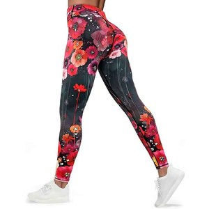 Leggings Deportivos para Mujer, Cintura Alta, Sin Costuras, Pantalones de Yoga, Elásticos, Transpirables, para Correr, Deportes, Push Up, Ropa Deportiva - Product Image 4