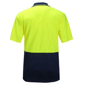 เสื้อโปโลโพลีเอสเตอร์แบบกำหนดเองได้ ออกแบบเองได้ ปลอดภัย กันน้ำ ผ้าฝ้าย สะท้อนแสง เสื้อยืดโปโลผู้ชายแบบสั่งทำพิเศษ - Product Image 5