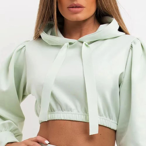 Ropa Casual de Moda Urbana, Conjunto de 2 Piezas de Verano, Top Corto con Capucha y Pantalones Cortos, Conjuntos Deportivos de Diseño Moderno, Conjuntos de Pantalones Cortos a Juego - Product Image 5