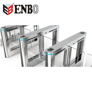 Enbo OEM/ODM nhà sản xuất động cơ đôi cánh cửa quay cổng hồng ngoại chống Pinch kiểm soát truy cập <span class=keywords><strong>Swing</strong></span> cổng rào cản - Product Image 1