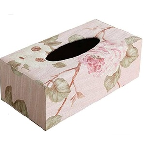 Boîte à mouchoirs personnalisée, distributeur de mouchoirs, boîte à mouchoirs en bois avec finition émaillée pour le bureau, la maison, la salle à manger, la table - Product Image 6
