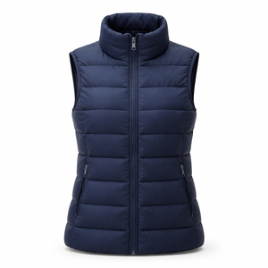 Chaleco Acolchado Personalizado al por Mayor para Mujer, Fabricante OEM para Ropa de Invierno - Product Image 1