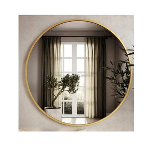 Modern Luxury <b>Silver</b> and Bronze Metal Handcrafted Wall <b>Mirror</b> for Home Decor - Product Image 2