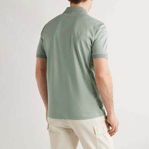 เสื้อผ้าแฟชั่นสีเขียว ผ้าเทอร์รี่คอตตอน แขนสั้น สวมใส่สบาย ระบายอากาศได้ดี โลโก้ New York ด้านหน้า ผ้าถักทรงโอเวอร์ไซส์ แห้งเร็ว - Product Image 2