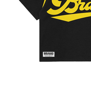 <b>Men's</b> <b>Black</b> Yellow <b>Turtleneck</b> Collar Formal Short Sleeve Cotton Oxford Street Style Regular Fit Eco-Friendly - Product Image 3