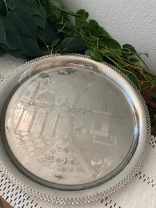 Durable stainless steel serving tray perfect for outdoor picnics garden parties bar <b>camping</b> <b>kitchen</b> essentials storage Ramadan - Product Image 3