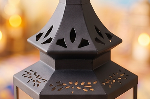 Handmade Hanging <b>Lantern</b> Metal Decorative Votive <b>Candle</b> <b>Holders</b> for Home and Garden Decor Black Color Handmade Manufacturer - Product Image 5