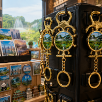 Porte-clés décapsuleur en métal personnalisé, léger, écologique, souvenir de voyage, cadeau