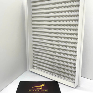 ขนตาปลอมแบบพัดสำเร็จรูป 4 มิติ ก้านยาว ก้านสั้น ขนตาปลอมแบบพัดขนาดใหญ่พิเศษ XL ถาดขนตาแบบแคบ ต่อขนตาแบบพัดสำเร็จรูปเพิ่มวอลลุ่ม - Product Image 4