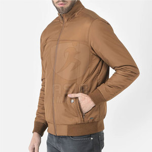 Stylish <b>Men</b> Outerwear Bomber <b>Jacket</b> Clean Design Relaxed Fit <b>Light</b> Warmth Suitable For Everyday Casual And Travel Wear - Product Image 4