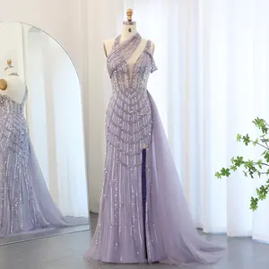 Jancember SZ180 Asymmetric Special Design Slit Party Women's Formal Evening Prom Dresses