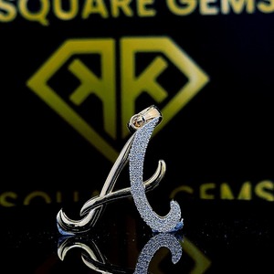 Collier Pendentif Personnalisé en Moissanite Plaqué Or 18K Certifié IGI, Style Hip Hop Diamant, Bijou Charmant pour Homme, Vente en Gros - Product Image 3