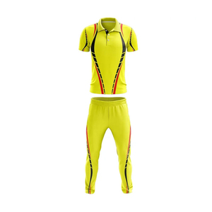 Design Your Own Team Wear Cricket Uniforms Sets Wholesale High Quality Polyester Material Made Cricket Uniforms Sets - Product Image 1