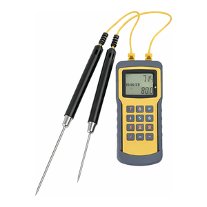 Termómetro Digital Portátil de 2 Canales con Termopar para Uso en Laboratorio y Campo - Product Image 1