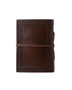 Vintage Leather <b>Journal</b>, Tree of Life Notebook, Handmade <b>Writing</b> Diary, Celtic Leather Sketchbook, Artisan Gift - Product Image 4