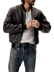 A-1 <b>Pilot</b> Leather Bomber <b>Jacket</b> - Product Image 2