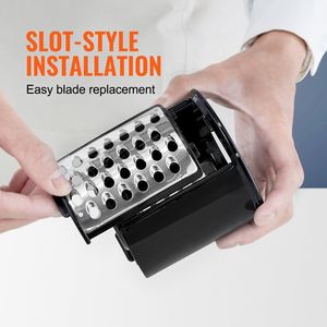 250 elettrica W sparatutto per insalata formaggio grattugia affettatrice per verdure trituratore in acciaio inox Food Cutter 5 accessori per formaggi di frutta - Product Image 6