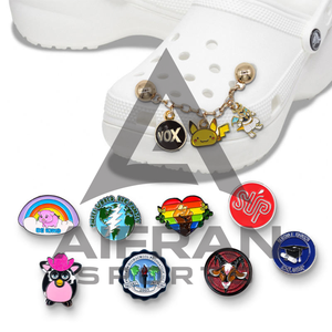 AIFRAN Pendentifs décoratifs pour lacets de chaussures en alliage de zinc avec logo personnalisé, breloques décoratives pour chaussures - Product Image 6