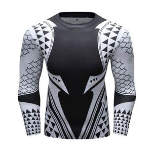 Créez votre propre rashguard de compression personnalisé par sublimation pour hommes, maillot de combat BJJ camouflage MMA, imprimé sur mesure - Product Image 2