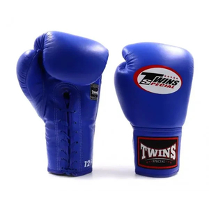 Guantes de boxeo con cordones, equipo de protección para las manos, cojín multicapa, forma curva de palma abierta, equipo de lucha profesional - Product Image 3
