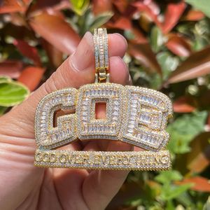 จี้เพชรแล็บโกรว์สุดหรู GOE God Over Everything สไตล์แร็ปเปอร์ ฮิปฮอป  แบบปรับแต่งได้ - Product Image 6