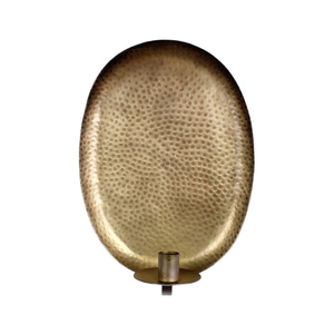 Portavelas Colgante de Hierro Forjado a Mano con Placa Decorativa para Iluminación Ambiental de Pared - Product Image 1