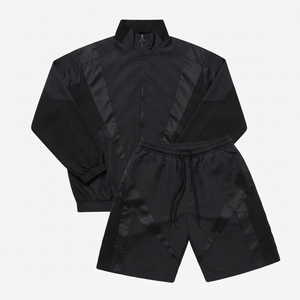 Custom High Street Winter Men's Windbreaker Tracksuit <b>Set</b> Plus Size <b>Knitted</b> Cotton Fabric Cuff Printed Sleeve Breathable Casual - Product Image 5