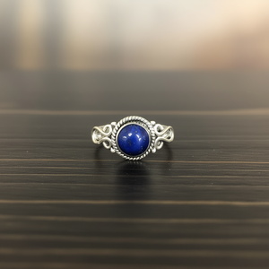 Dainty 3.0 Grams <b>Lapis</b> <b>Lazuli</b> Fashion <b>Ring</b> - Product Image 3