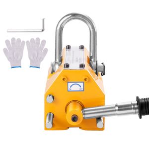 Sollevatore Magnetico in Acciaio al Neodimio ad Alta Capacità, Forza di Trazione 660 Lbs/300 kg, Fattore di Sicurezza 2.5, Magnete di Sollevamento a Rilascio Permanente - Product Image 1