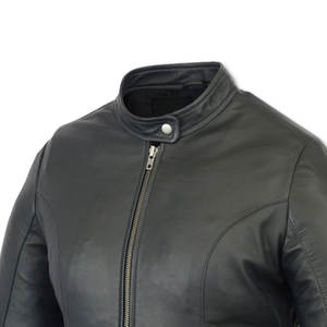 Chaqueta de Invierno 2025 de Último Diseño, Elegante y de Alta Calidad para Mujer, en Cuero Genuino, Nueva, Moderna, de Manga Larga, Transpirable y Resistente al Viento - Product Image 5