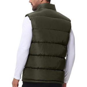 Chaqueta de hombre sin mangas, chaqueta de diseñador sin mangas, chaleco personalizado con logotipo personalizado para hombre con OEM ODM - Product Image 2