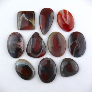 Cabujones de ágata de Botsuana, ovalados, en forma de lágrima, varias formas, piedras preciosas sueltas para vendedores minoristas - Product Image 3