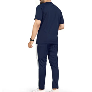 High Quality Men's Casual Cotton Summer Tracksuit Breathable Lightweight Drawstring Closure Training Jogging Tracksuit 2027 - Product Image 5