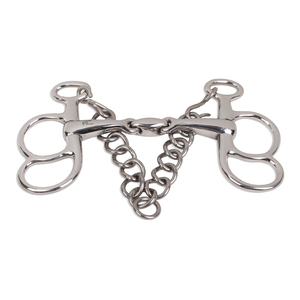 Bridons de carrosse Liverpool Butterfly Bits ButterFly 2 Ring Liver Pool avec double mors cassés Euro Cavall - Product Image 1