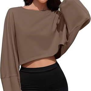 Sudadera Corta con Capucha para Mujer 2025, Sudadera con Capucha Estampada para Mujer, Servicios OEM - Product Image 1