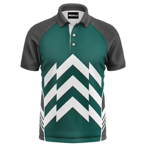 Venta al por mayor de impresión por sublimación personalizada patrón sólido Jersey ropa deportiva para hombres y mujeres para Polos-OEM/ODM - Product Image 1