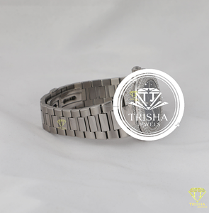 Reloj de Lujo de Acero Inoxidable con Diamantes para Hombre y Mujer, Reloj de Pulsera de Cuarzo con Esfera Negra, Bisel con Incrustaciones de Diamantes, Logotipo Personalizado, Joyería de Moda - Product Image 2