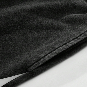 Custom Mens Double Waisted Rhinestone <b>Joggers</b> Flare Baggy <b>Stacked</b> Sweatpants Men Casual Sweat Acid Wash Pants Trousers For Men - Product Image 6