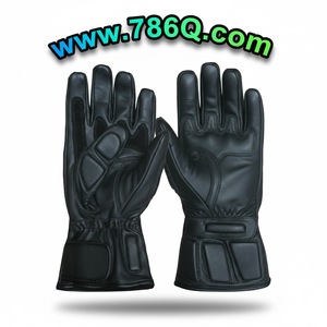 Guantes tácticos resistentes a la aguja y al corte de doble palma de ante de cabra Producto de seguridad - Product Image 1