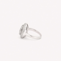 Bague Léopard Jaura Jewels en Argent Sterling 925, Sertissage Clos, Pavé de Zircons Multicolores, Design Géométrique, Style Tendance, Unisexe, Chrétien