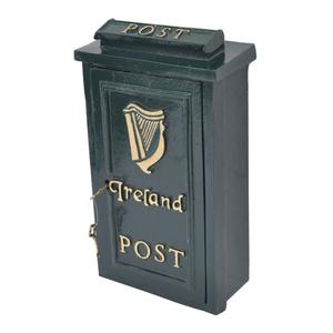 Black Coated Irish Mailbox For Home Handmade Farmhouse Wall Mount Ireland Post <b>Box</b> For Christmas Decoration - Product Image 1