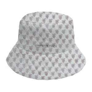 Vente d'usine – Nouveaux chapeaux bob matelassés personnalisés à imprimé intégral, avec logo sur mesure, pour hommes et femmes, haute qualité - Product Image 4