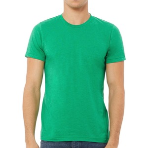 เสื้อยืดคอกลมแขนสั้นผู้ชาย สีเขียว ทรงปกติ ผ้าเจอร์ซีย์คอตตอน 100% สไตล์ลำลอง ลายพิมพ์แบบกำหนดเองด้านหน้า ระบายอากาศได้ดี ผ้าถัก - Product Image 6